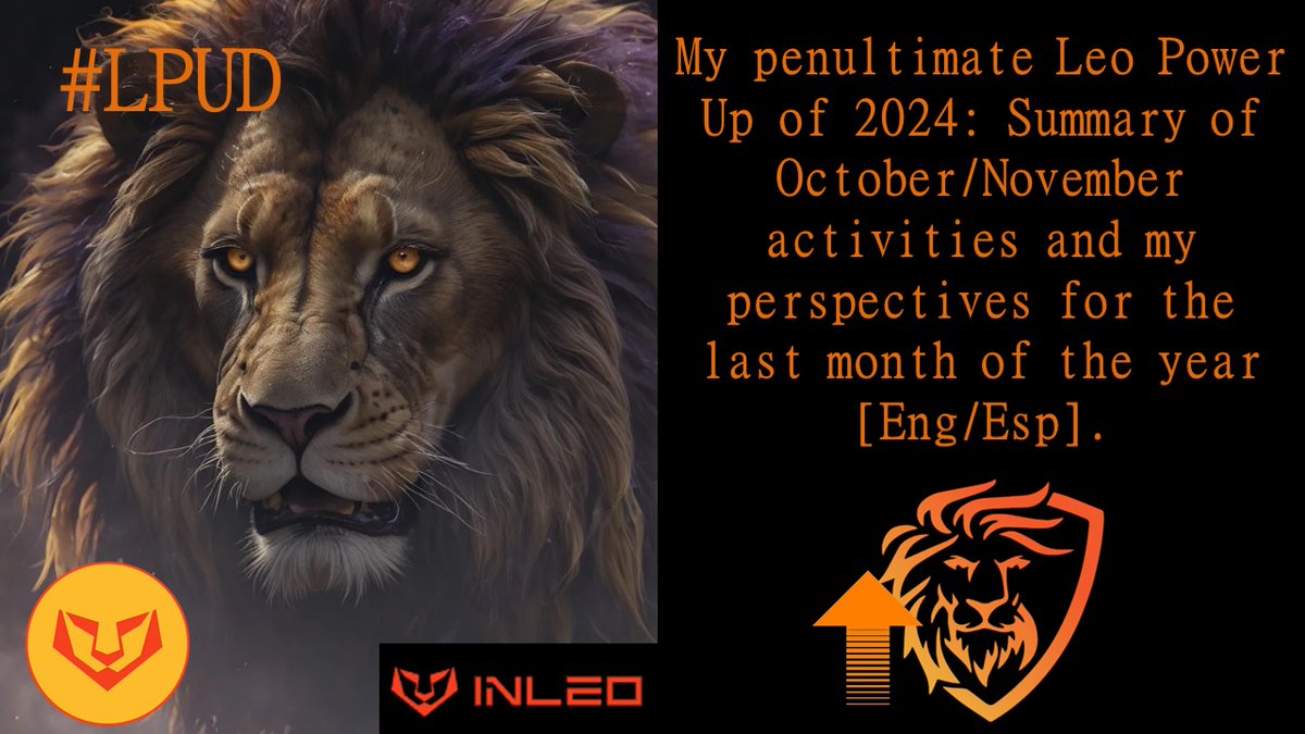 1/3🧵
Greetings hive community! Today I want to share with you my experience at #lpud, my 11th powerup of the year! #leopowerup
