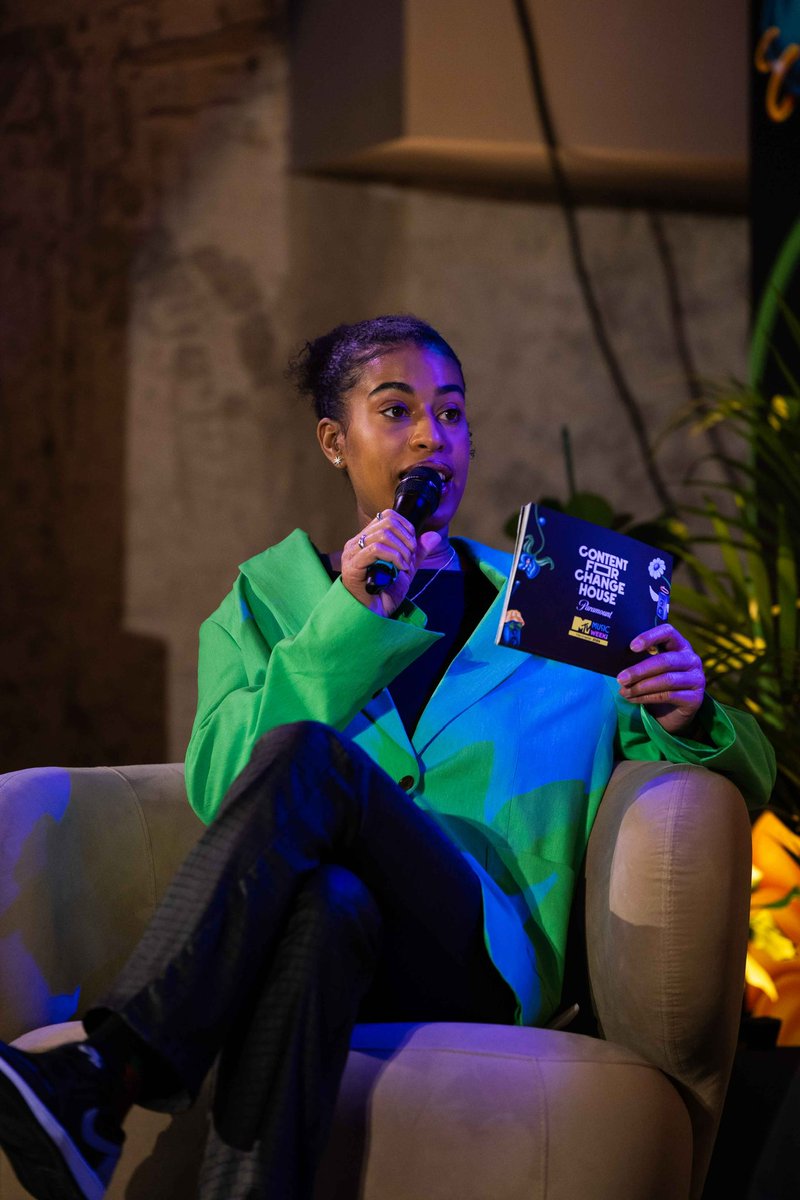 __victoriajane's tweet image. Had the pleasure of hosting the 1st ever international #contentforchange panel for @ParamountPics @mtvema about gender equity in the music industry, and it was truly an incredibly inspiring time!!!🤎🎤🙏🏾