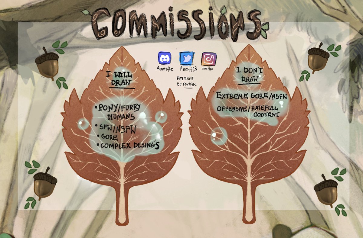 Ametff3's tweet photo. COMMISSIONS ARE OPEN!! I'm saving money for Christmas presents for my family! Rt are very appreciated 💓💓💓 https://t.co/XlF124D3Hz