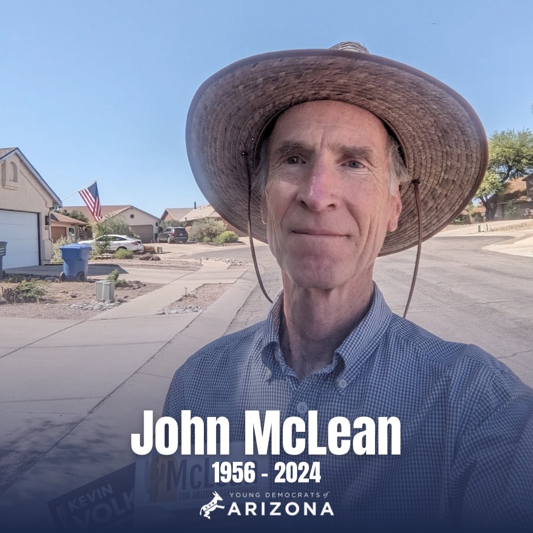 We are heartbroken by the tragic loss of John McLean.
 
John was a dedicated public servant who cared deeply about his community, and we were proud to stand with him in his campaign.

We extend our deepest condolences to the McLean family and with all who are grieving.