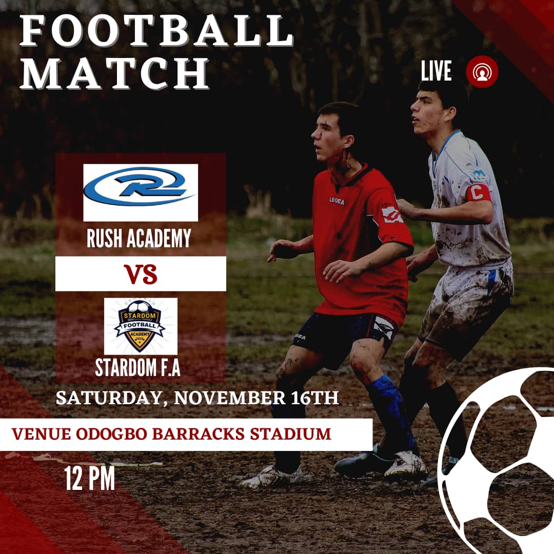 AcademyStardom's tweet image. Up Next : Rush FA vs Stardom FA 
We go again tomorrow , winning always 🙏🏾⚽❤️Vamos Stardom 
#SFA #Matchset #trending #football