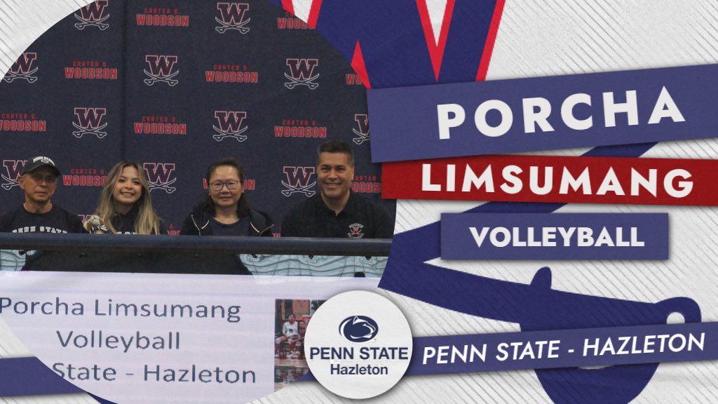 CavSportsLead's tweet photo. Congratulations to Porcha Limsumang on her commitment to Penn State - Hazleton! Porcha will be attending Penn State - Hazleton next year and be a member of the volleyball team. Great job Porcha‼️‼️
#CavStrong #CavsSupportCavs #oneWOODSON https://t.co/t6utSYUSyW