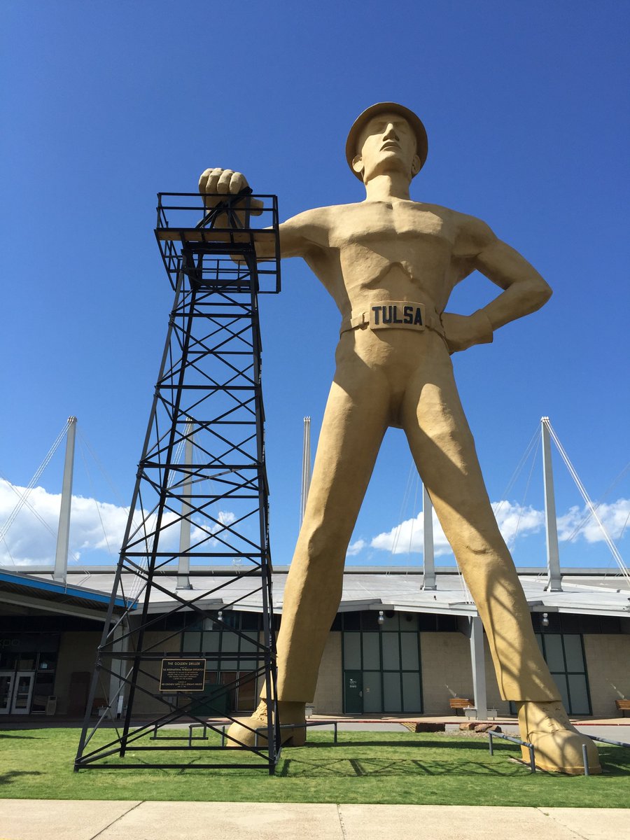 Breaking: Donald Trump has appointed the Golden Driller as head of Clean Energy