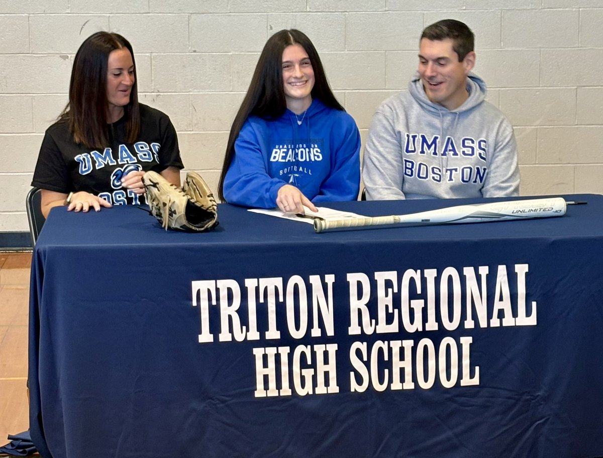 Triton Softball Coach (@itscoachal) on Twitter photo Senior Emma Penniman signs her Letter of I intent to play softball for UMass Boston!! <a href="/TritonVikingAD/">Triton Athletics</a> <a href="/TritonHighSchl/">Triton High School</a> <a href="/KGaud123/">Kyle Gaudette</a> Senior Emma Penniman signs her Letter of I intent to play softball for UMass Boston!! <a href="/TritonVikingAD/">Triton Athletics</a> <a href="/TritonHighSchl/">Triton High School</a> <a href="/KGaud123/">Kyle Gaudette</a>