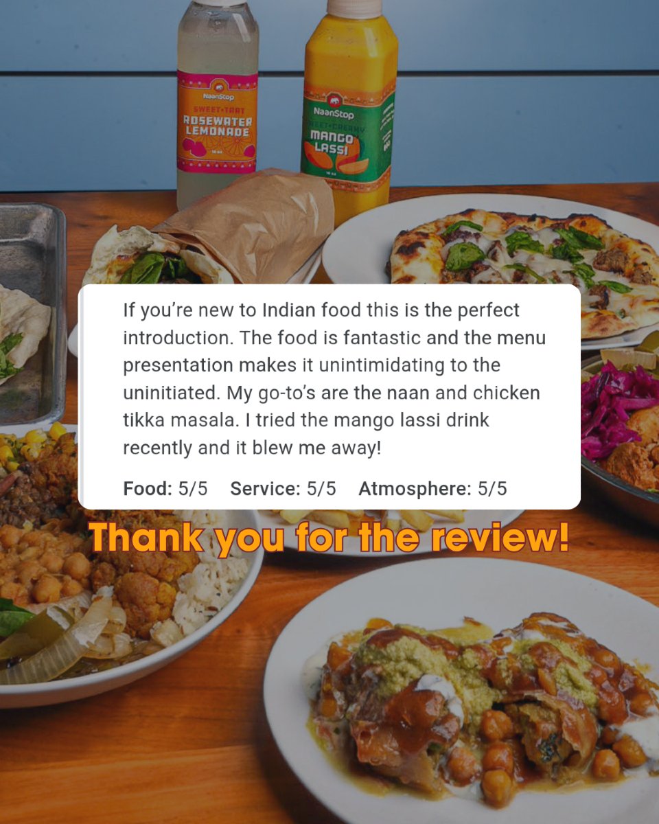 New to Indian food? Stop in for a meal for approachable Indian food. We use mild spice to appeal to many palates! 🍛
