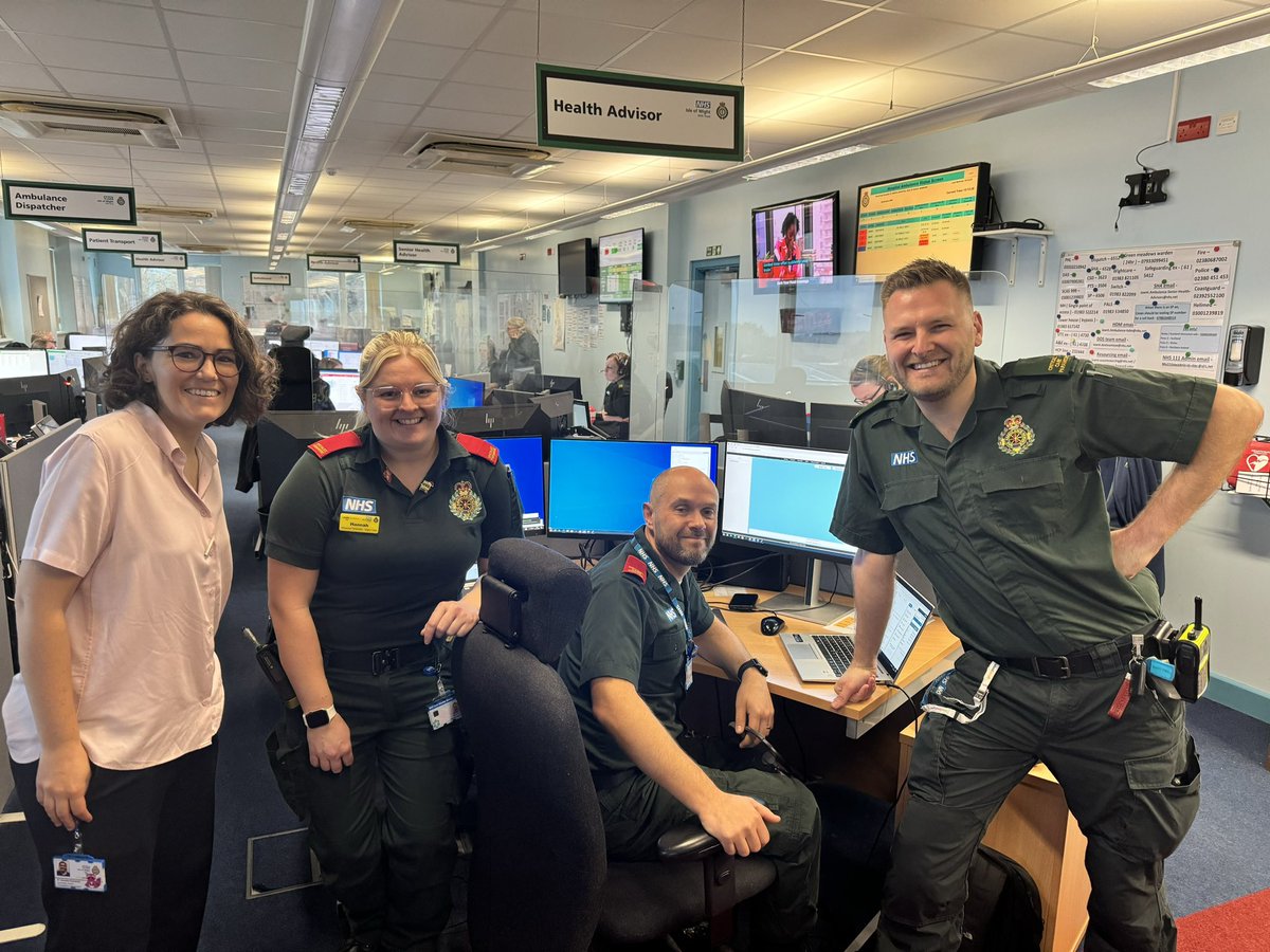 Joe Smyth (@joeisleofwight) on Twitter photo Roaring success some of our single point of access team. <a href="/OFFICIALIOWAS/">Isle of Wight Ambulance Service</a> <a href="/IOWNHS/">Isle of Wight NHS Trust</a> <a href="/NHSEngland/">NHS England</a> Roaring success some of our single point of access team. <a href="/OFFICIALIOWAS/">Isle of Wight Ambulance Service</a> <a href="/IOWNHS/">Isle of Wight NHS Trust</a> <a href="/NHSEngland/">NHS England</a>
