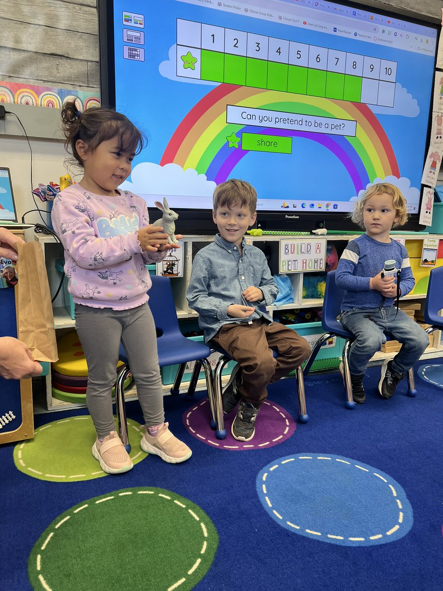 slevin_prek's tweet photo. We worked in teams to share clues about our mystery pet! Our friends had to guess the pet using the hints we gave. Check it out! ๐ถ ๐ฑ ๐ฐ #fhleads #petstudy https://t.co/wUI1IDeIZf
