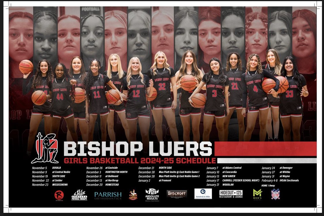24-25 Varsity Girls Basketball Poster! Only possible because of the very talented <a href="/JohnPFelts/">John Patrick Felts</a> ! Thank you for all you do!