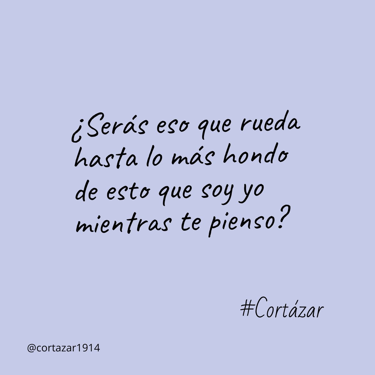 #Cortázar