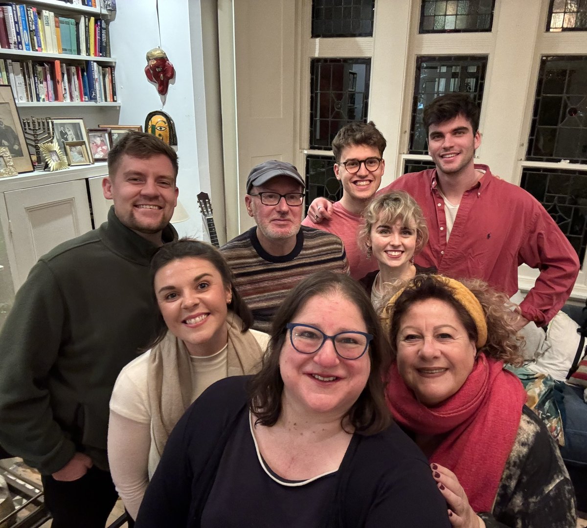Angie_Law132's tweet photo. The 1st ‘Entertaining Murder’ new mystery musical cast selfie. 

(L - R: @AlexCosgriff, @nirish_jude, @ChrisBu25175677, me, @IsaacAdni, #DaisySnelson, @SueKelvin &amp; #DominicSullivan)

🎭: Entertaining Murder
📍: @GatehouseLondon 
📆: 26 Nov - 1 Dec 2024
🎟️: https://t.co/sOcgNiwmKF https://t.co/QZUsVpX9gX