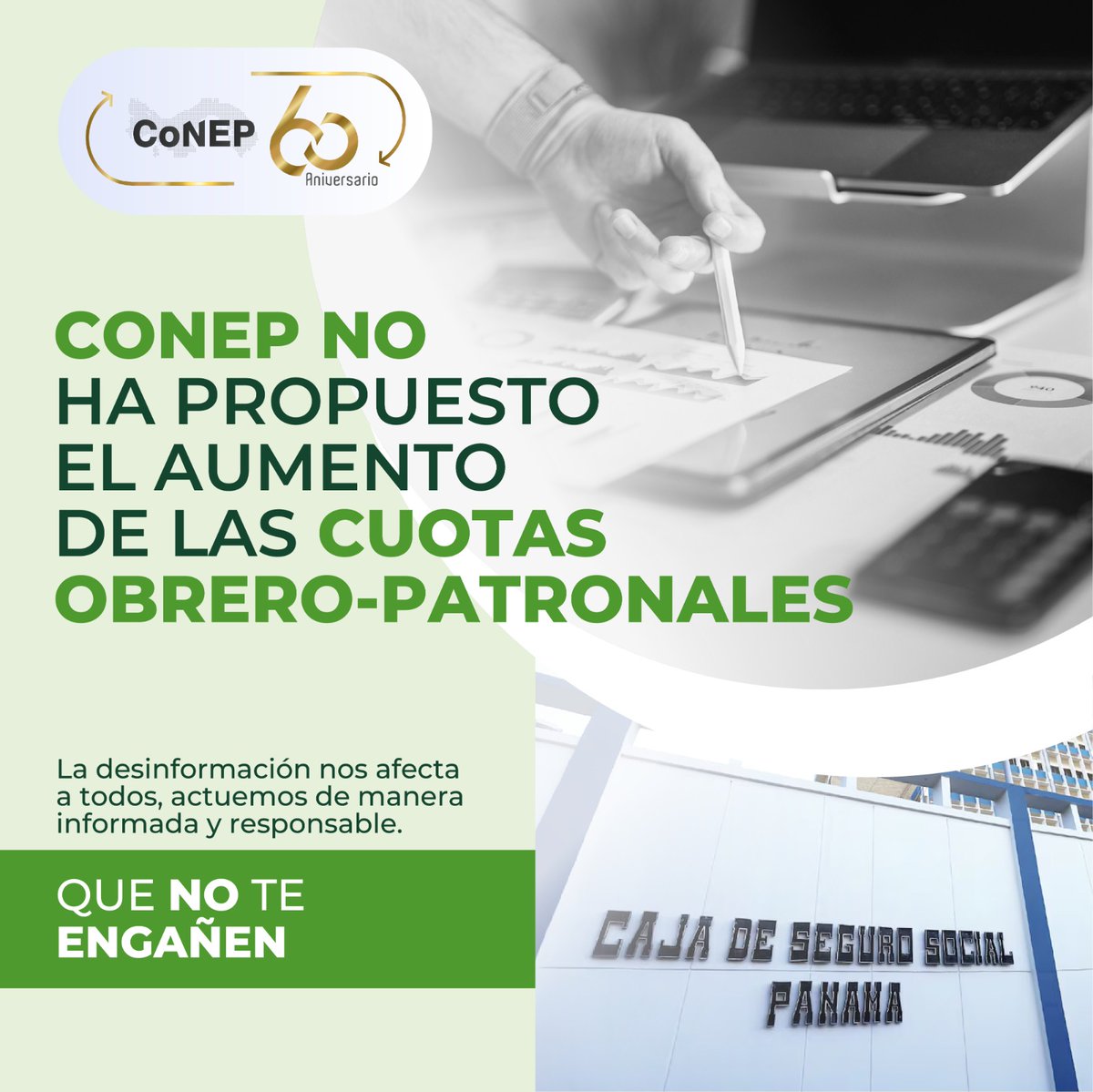 AdimaqPanama's tweet photo. No compartamos noticias falsas, actuemos de manera informada y responsable. Nuestro compromiso es trabajar hacia un sistema de salud eficiente y enfocado en las verdaderas necesidades de todos.
#CSS #CoNEP #SaludParaTodos #Transparencia #BienestarSocial https://t.co/WA6QHnHOVy
