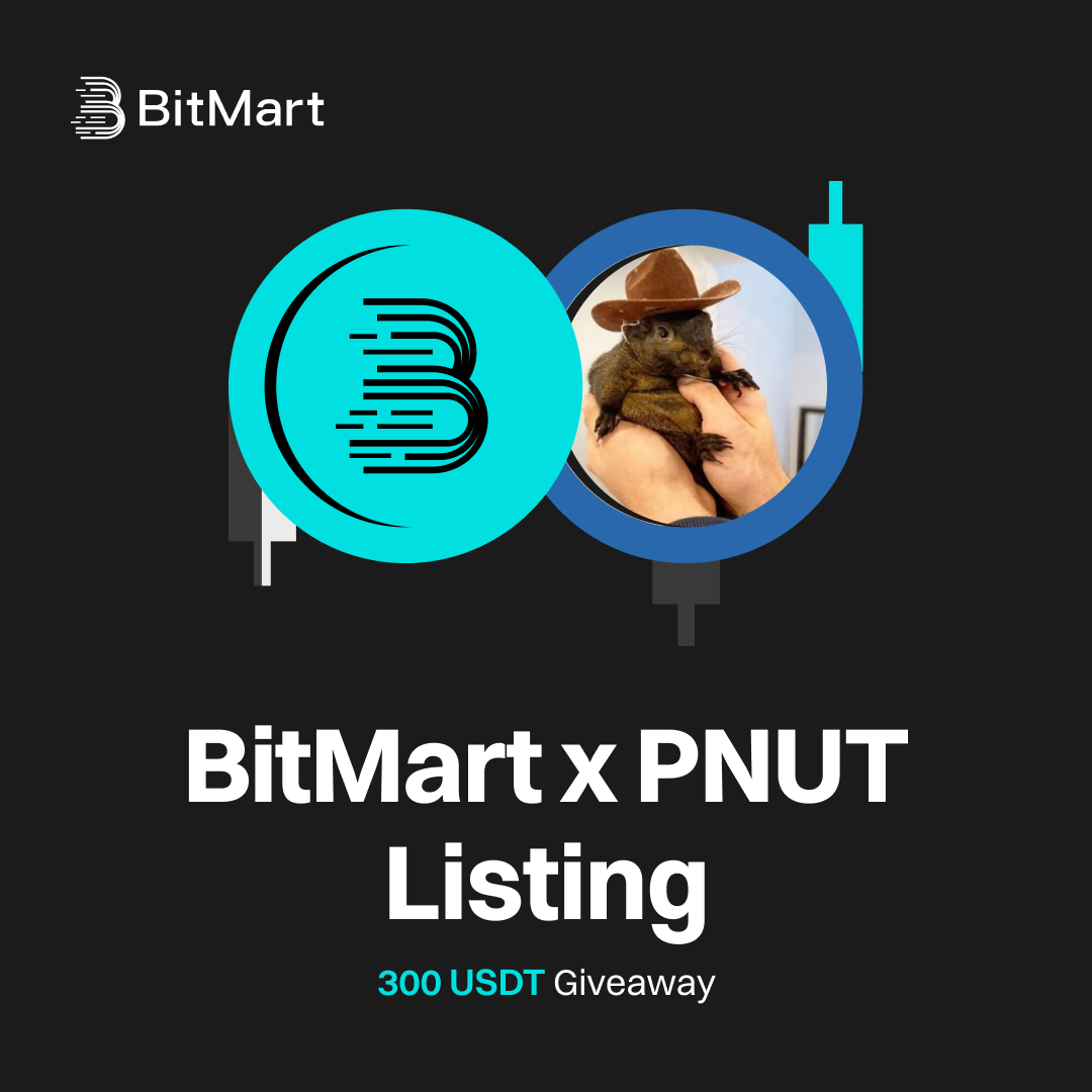 BitMart (@bitmartexchange) on Twitter photo $PNUT <a href="/pnutsolana/">PNUT - Peanut The Squirrel</a> X #BitMart 300 USDT #Giveaway is HERE! 💥
To Enter:
1️⃣Follow us & <a href="/pnutsolana/">PNUT - Peanut The Squirrel</a>
2️⃣Quote RT with hashtag #BitMartPNUT & tag 3 #PNUT fans
3️⃣Fill: gleam.io/98lgv/bitmart-…
#crypto #BitMart $PNUT <a href="/pnutsolana/">PNUT - Peanut The Squirrel</a> X #BitMart 300 USDT #Giveaway is HERE! 💥
To Enter:
1️⃣Follow us & <a href="/pnutsolana/">PNUT - Peanut The Squirrel</a>
2️⃣Quote RT with hashtag #BitMartPNUT & tag 3 #PNUT fans
3️⃣Fill: gleam.io/98lgv/bitmart-…
#crypto #BitMart