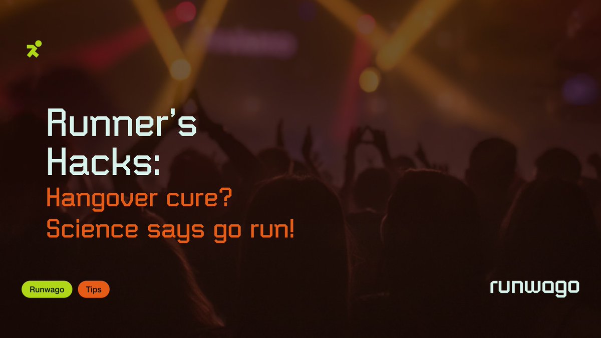 Did you know that #running might just be your best #hangover remedy? How it works 👇

🚀 𝗕𝗼𝗼𝘀𝘁𝗲𝗱 𝗺𝗲𝘁𝗮𝗯𝗼𝗹𝗶𝘀𝗺: Running increases blood circulation and helps your body break down alcohol faster.
😊 𝗘𝗻𝗱𝗼𝗿𝗽𝗵𝗶𝗻 𝗿𝘂𝘀𝗵: Exercise releases feel-good hormones,