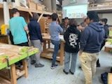 auvigne's tweet photo. Lycée Léonard de Vinci : le lycée lance sa cordée de la réussite "de la menuiserie à l'entrepreneuriat"... discours du proviseur, gestes professionnels, fabrication d'un plumier. Dans quelques années, des études courtes ou longues avec par exemple le bachelor du campus MOMADE. https://t.co/Rj1Uj7VaVy
