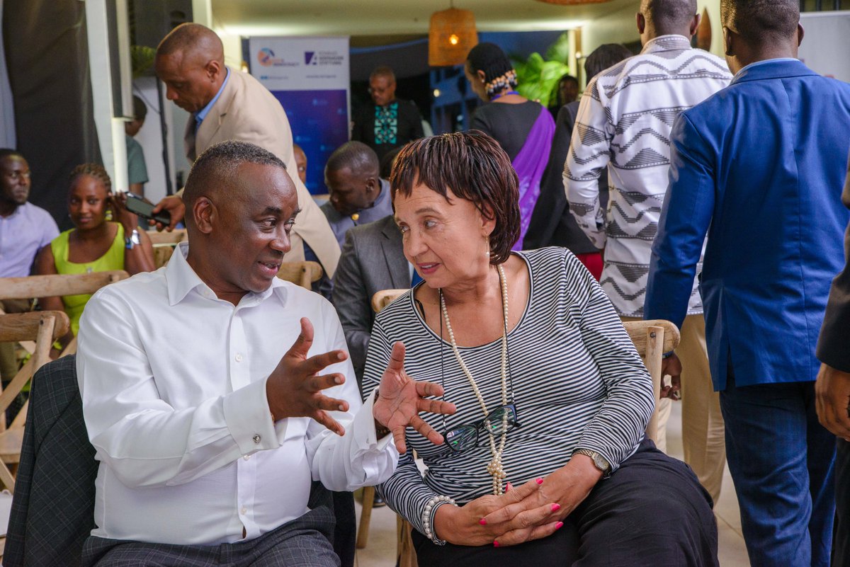 LeoAfricaInst's tweet photo. In his remarks at the #YELP &amp; #Huduma 2024 graduation, Our founder, @Uwihanganye_A reiterated his belief and hope in the possibility of young people, highlighting that they are the generation that will change the fortunes of Africa.

@KasUganda 
@SegalFoundation https://t.co/KLkfAkVW6a