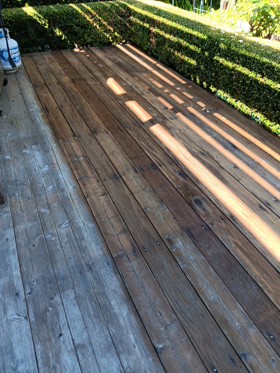 kusterman408's tweet photo. Deck restoration- holy cow, a lot of work! https://t.co/eviX3Qf6GM