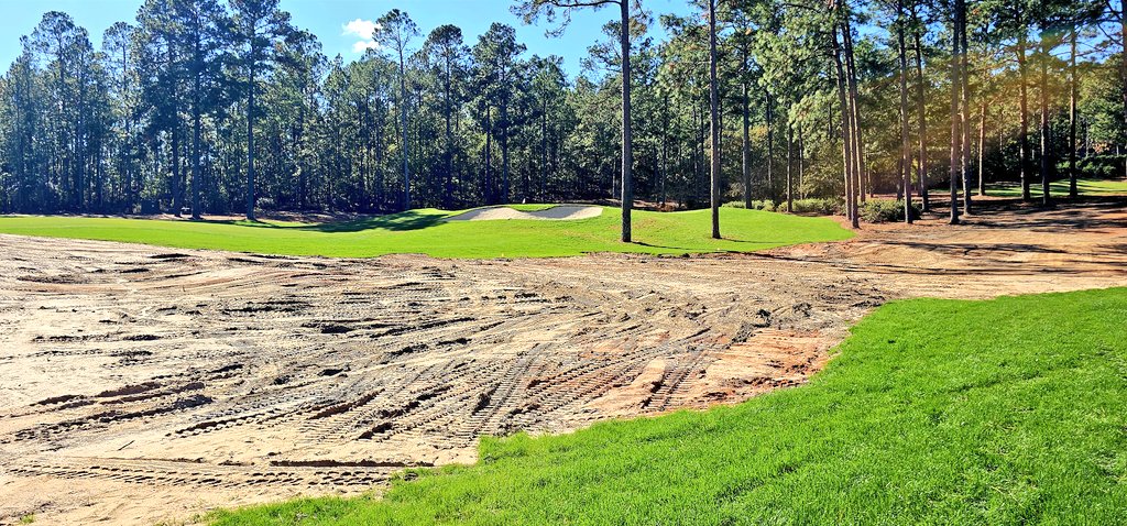turfmonkeyboy's tweet photo. As if Sage Valley could get any better they started doing tree work for plant health and to open views across the property. Initial work is very good. Still some holes to go.  All the best. https://t.co/j1uJLAmUte