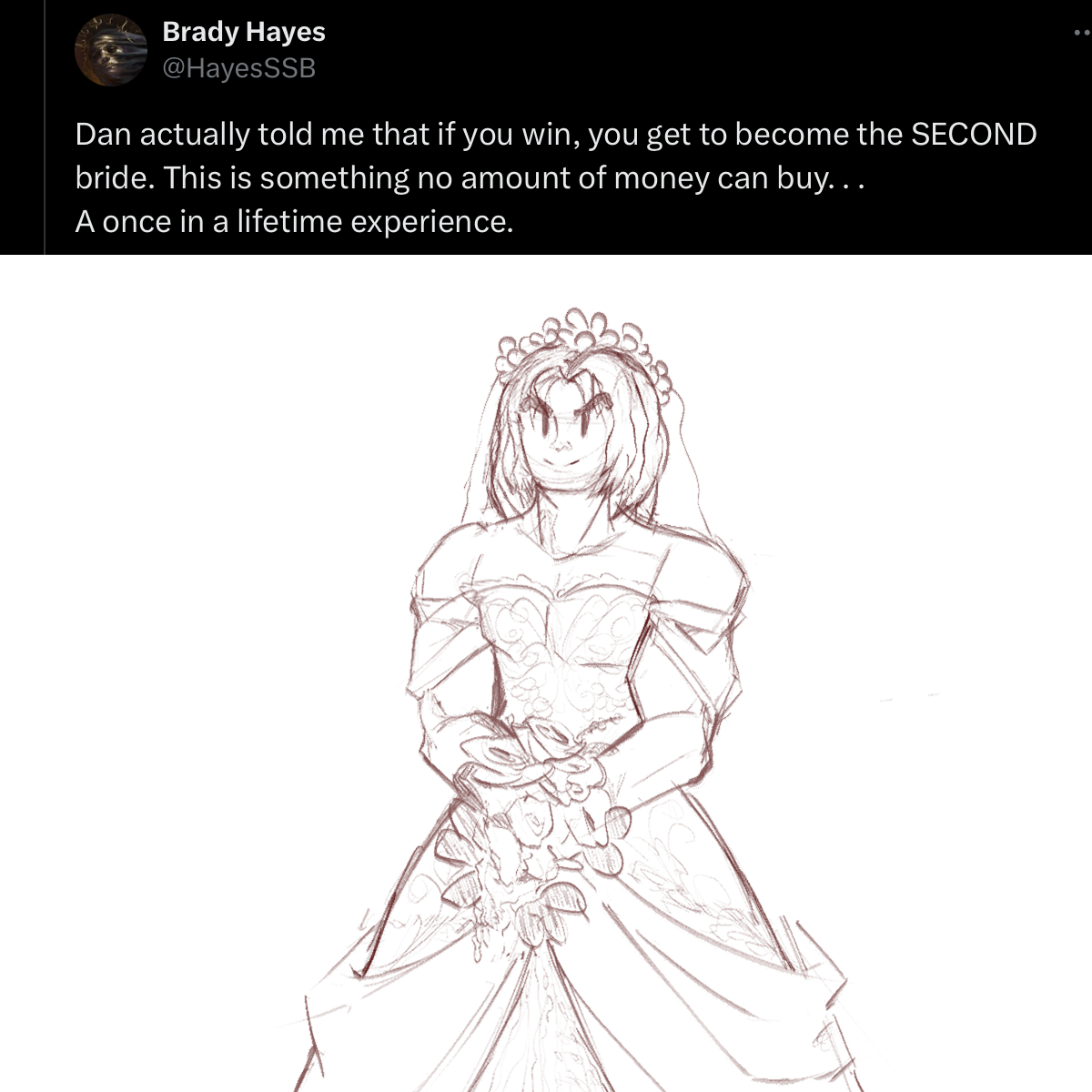 Brady Hayes about to lock tf in this event so he can become Bridey Hayes