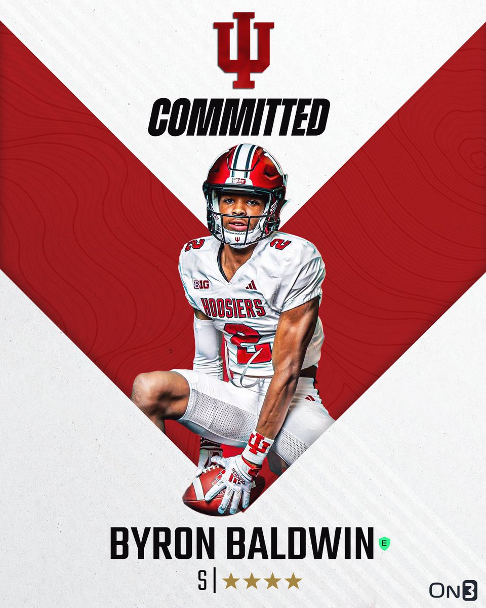 🚨BREAKING🚨 4-star safety Byron Baldwin has re-committed to Indiana‼️

More from <a href="/ChadSimmons_/">ChadSimmons</a>: on3.com/news/4-star-sa…