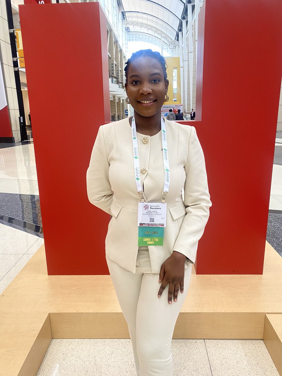 Ike Kendra Bolakale-Rufai, MD, MS (@ike_rufai) on Twitter photo Happy to announce that I have been recognized as a finalist in the QCOR Early Career Investigator Abstract Award by the American Heart Association’s Council on Quality of Care and Outcomes Research. <a href="/NMCardioVasc/">NM Cardiovascular</a> #AHA2024 #Cardioobstetrics
Special thanks to all the coauthors! Happy to announce that I have been recognized as a finalist in the QCOR Early Career Investigator Abstract Award by the American Heart Association’s Council on Quality of Care and Outcomes Research. <a href="/NMCardioVasc/">NM Cardiovascular</a> #AHA2024 #Cardioobstetrics
Special thanks to all the coauthors!
