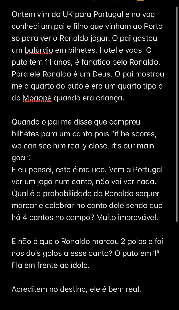 Tenho de partilhar esta bonita história. 

A vida tem destas coisas e que bonito é.