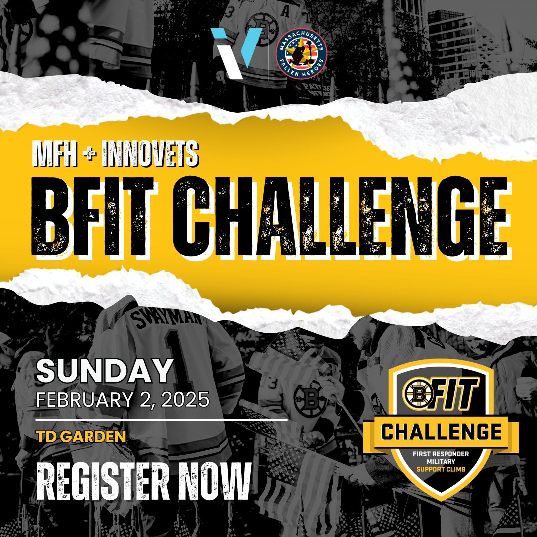 InnoVets_US's tweet image. We are excited to announce our participation in the 2025 BFit Challenge! 💛🖤 

Whether you’re a runner, walker, or stair climber, there’s an option for you! Click the link in our bio for more information and to sign up today! 🌟