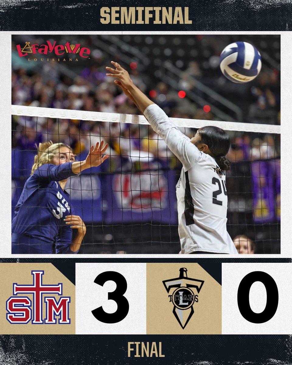 #1 St. Thomas More sweeps past #4 Lakeshore to advance to the Division II State Championship Match! 

<a href="/CougarVballers/">Cougar Volleyball</a> | <a href="/LafayetteTravel/">Lafayette, Louisiana</a>