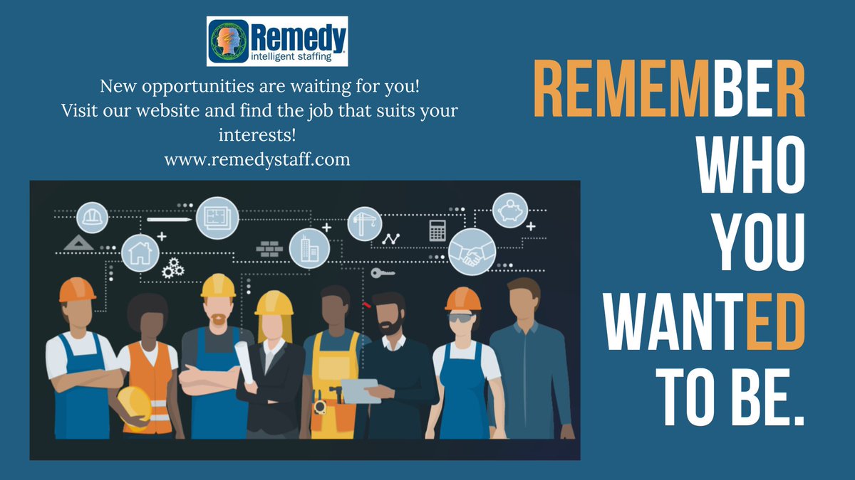 RemedyWaterloo's tweet photo. Don’t miss out on our new opportunities!
Visit our website and apply online today! 📲💻
Our recruiters are glad to help you through the hiring process and assist you with your job search! 👔🔎

#RemedyIntelligentStaffing #staffingagency #Remedy #productionJobs... https://t.co/A1YwYXoDU1
