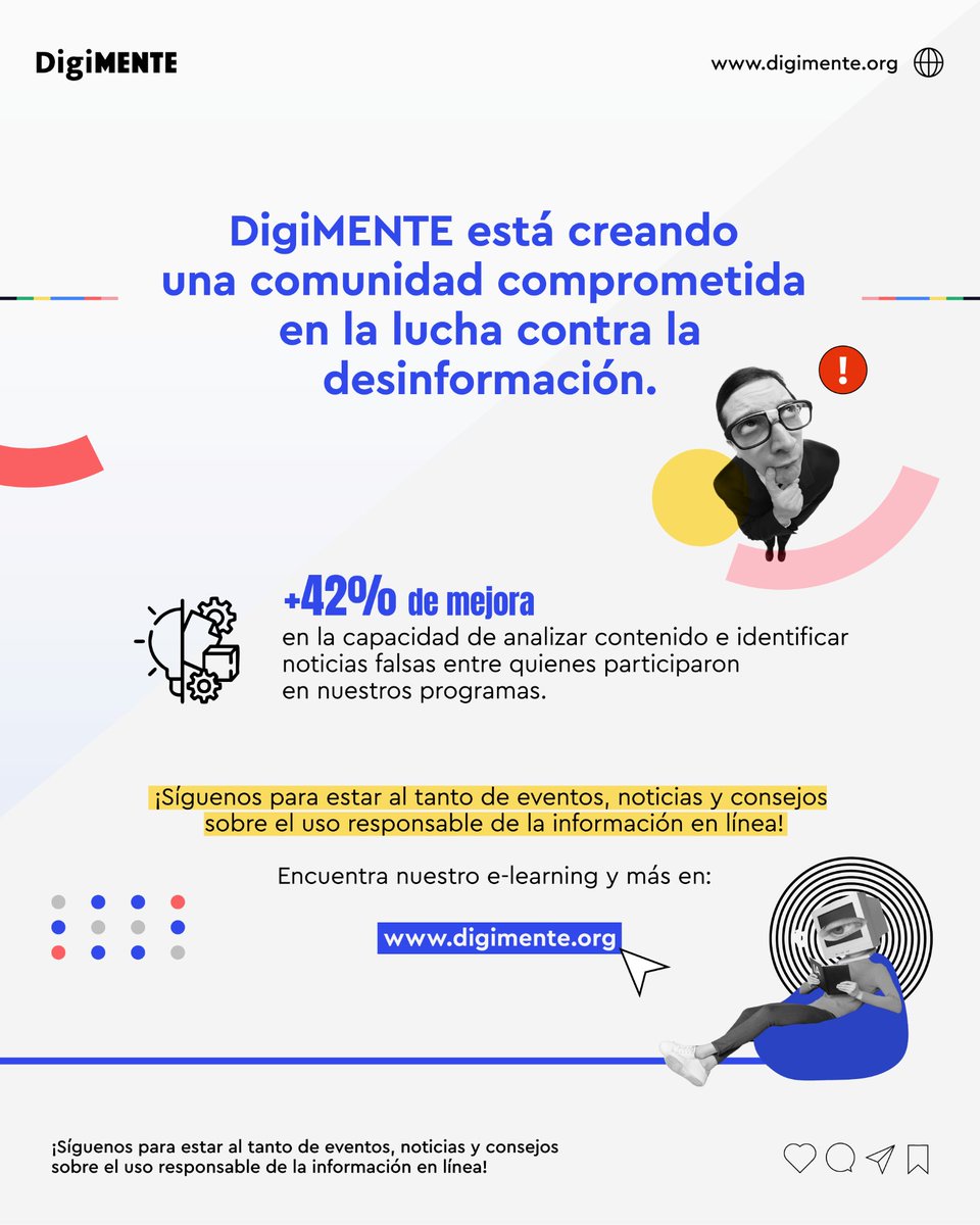 🌟 Seguimos construyendo una comunidad comprometida en la lucha contra la desinformación. 💪

Queremos que tú también formes parte de esta iniciativa. 🤝 Únete a nosotros en este viaje hacia un futuro más informado y crítico.

Conoce más en digimente.org 💻✨