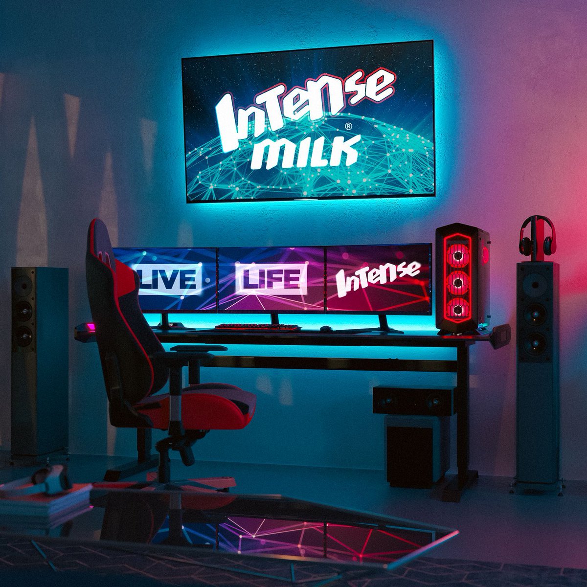 INTENSE Milk—the highlight of the night. #INTENSEMilk #GetInTheGame #GetIntense #LiveLifeIntense