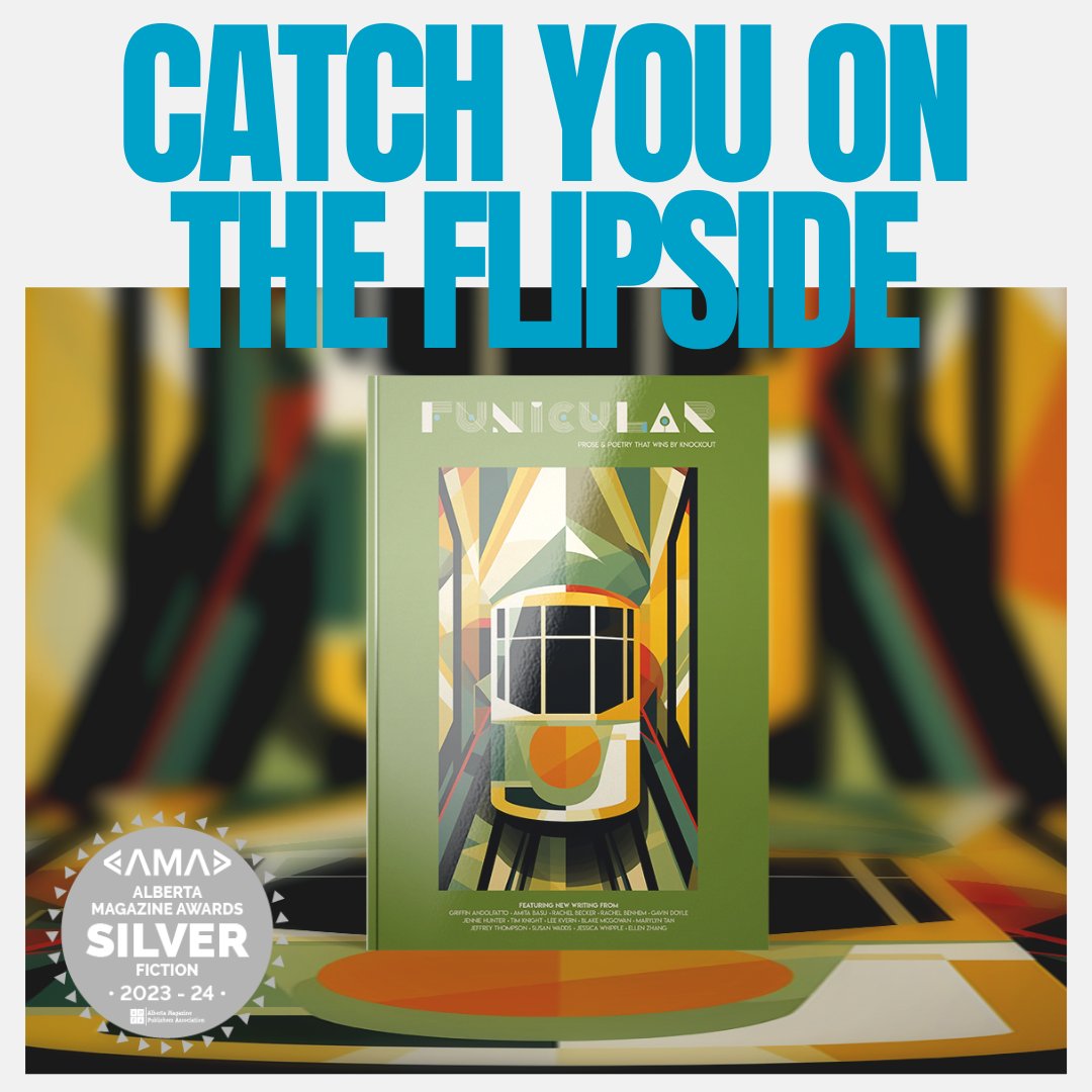 Looking for some escapism this weekend? Look no further than the gold and silver recipients of the Alberta Magazine Awards fiction category! Don't miss out on these award winning stories by Shaelin Bishop (<a href="/fillingstation/">filling Station</a>) and Lee Kvern (<a href="/FunFunFunicular/">Funicular Magazine</a>)!
tinyurl.com/mv6wxhv2
