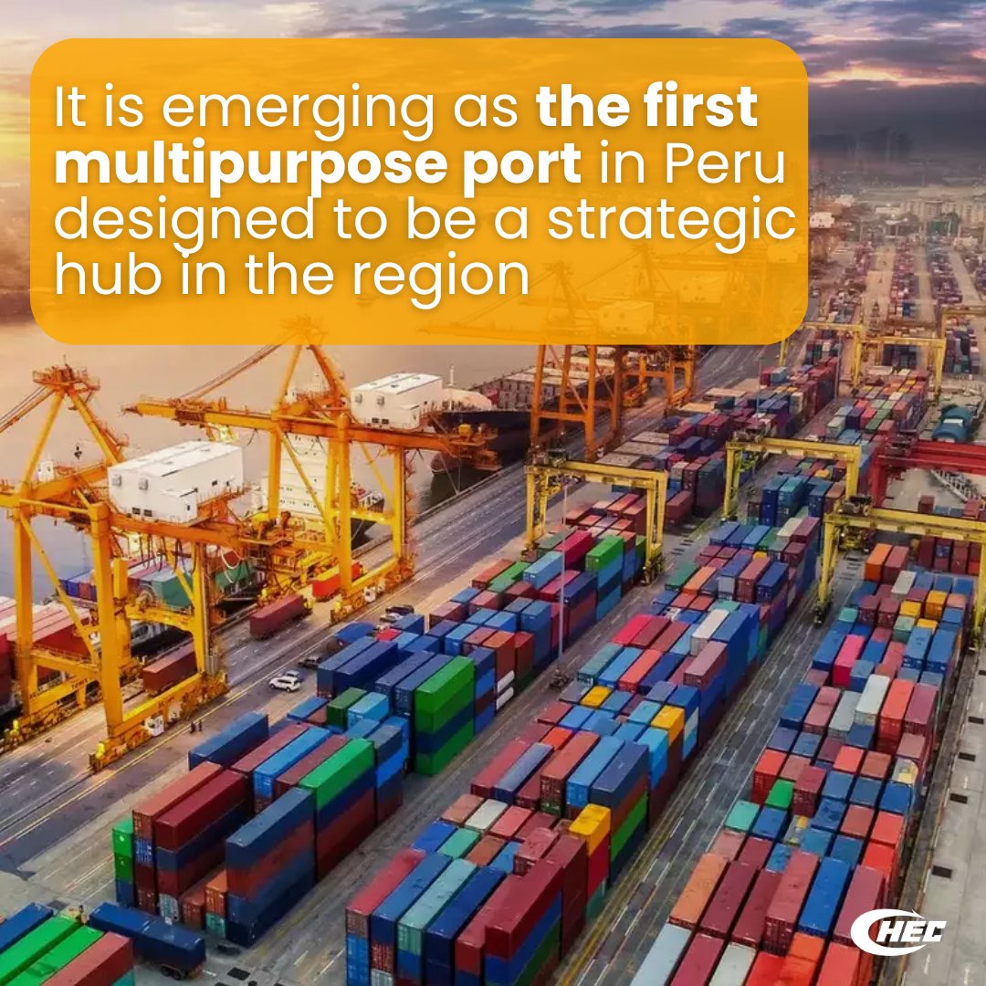 CHEC_Americas's tweet photo. 🌏 El Puerto de Chancay: 
Descubre cómo este proyecto innovador se posiciona como un hub estratégico para conectar Sudamérica con Asia-Pacífico. Con infraestructura avanzada, sostenibilidad y un impacto positivo en las comunidades.
#PuertoDeChancay #SomosCHEC #LogísticaGlobal https://t.co/WgWmvzXw66