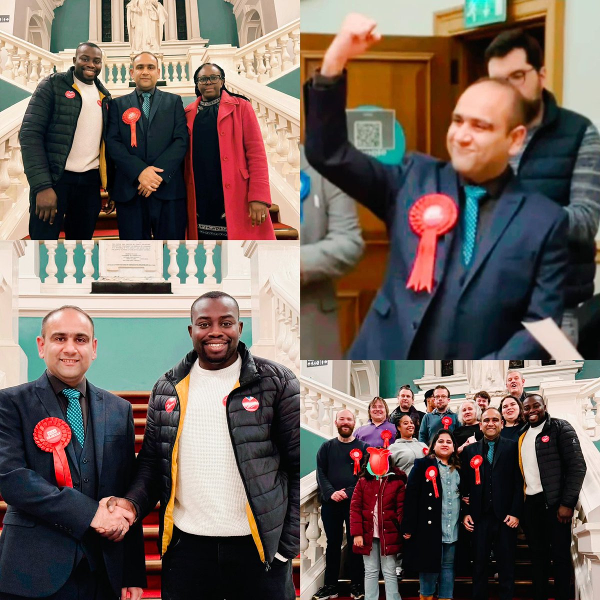 RajaZeeshan83's tweet photo. 🌹 Honoured to be elected as the councillor for Shooters Hill with 57.9% of the vote! Thank you, residents, for your trust and Labour members for your unwavering support. I’m committed to serving our community with dedication and passion. Let’s achieve great things together! 🌹 https://t.co/JjqldZKVqx