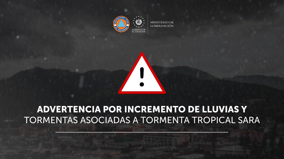 Protección Civil de El Salvador tweet media