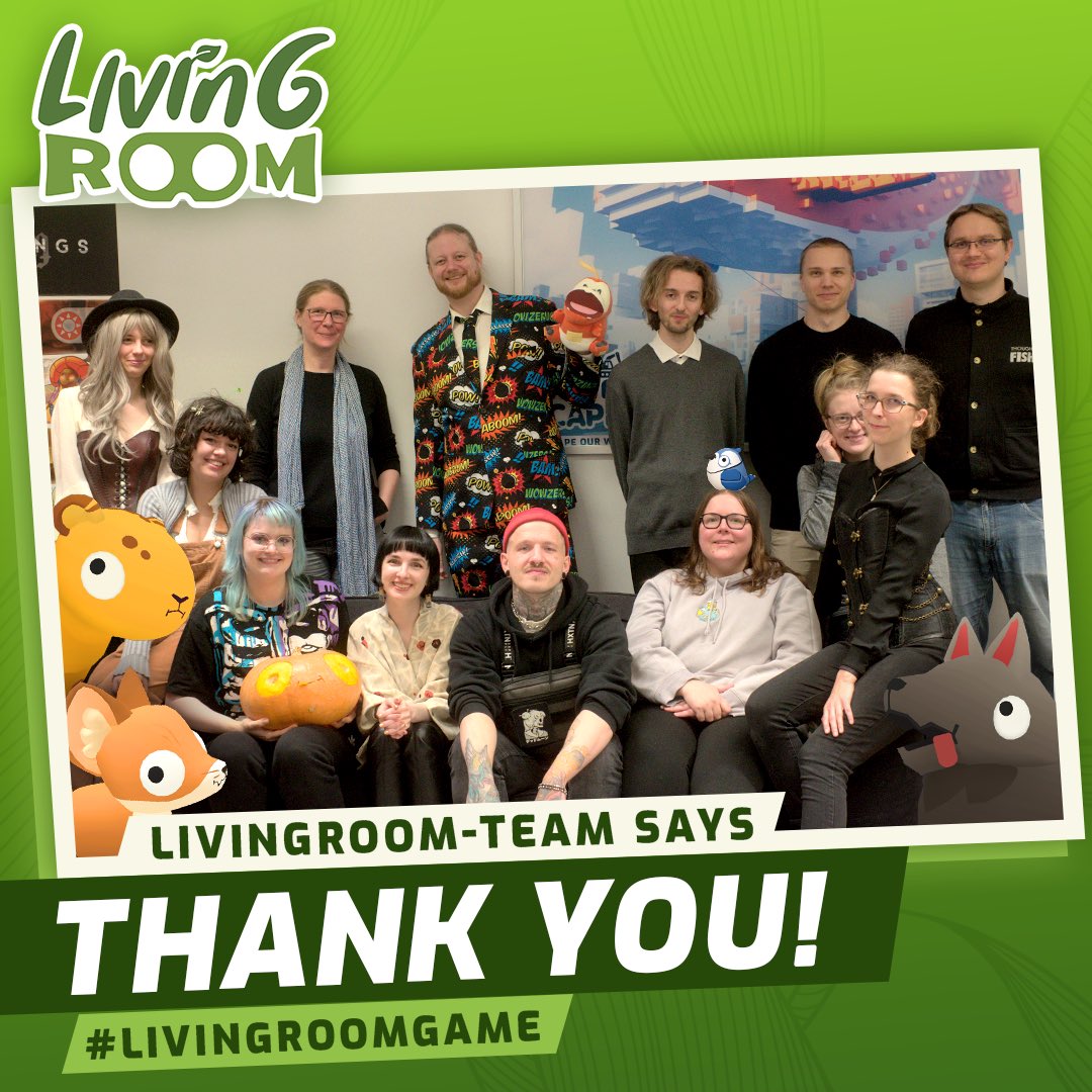 LivingRoomVR's tweet photo. 🌿💚 A huge THANK YOU to everyone playing Living Room! 🐻✨ 

Your creativity and love for all our little animals mean the world to us🤩! 

 We’re so grateful for your support🥹

🫵 You Make It All Worth It! 🐢🌈

#LivingRoomGame #IndieDev #DeveloperAppreciation #VR #XR #Indie https://t.co/GIsUSCn5Ux