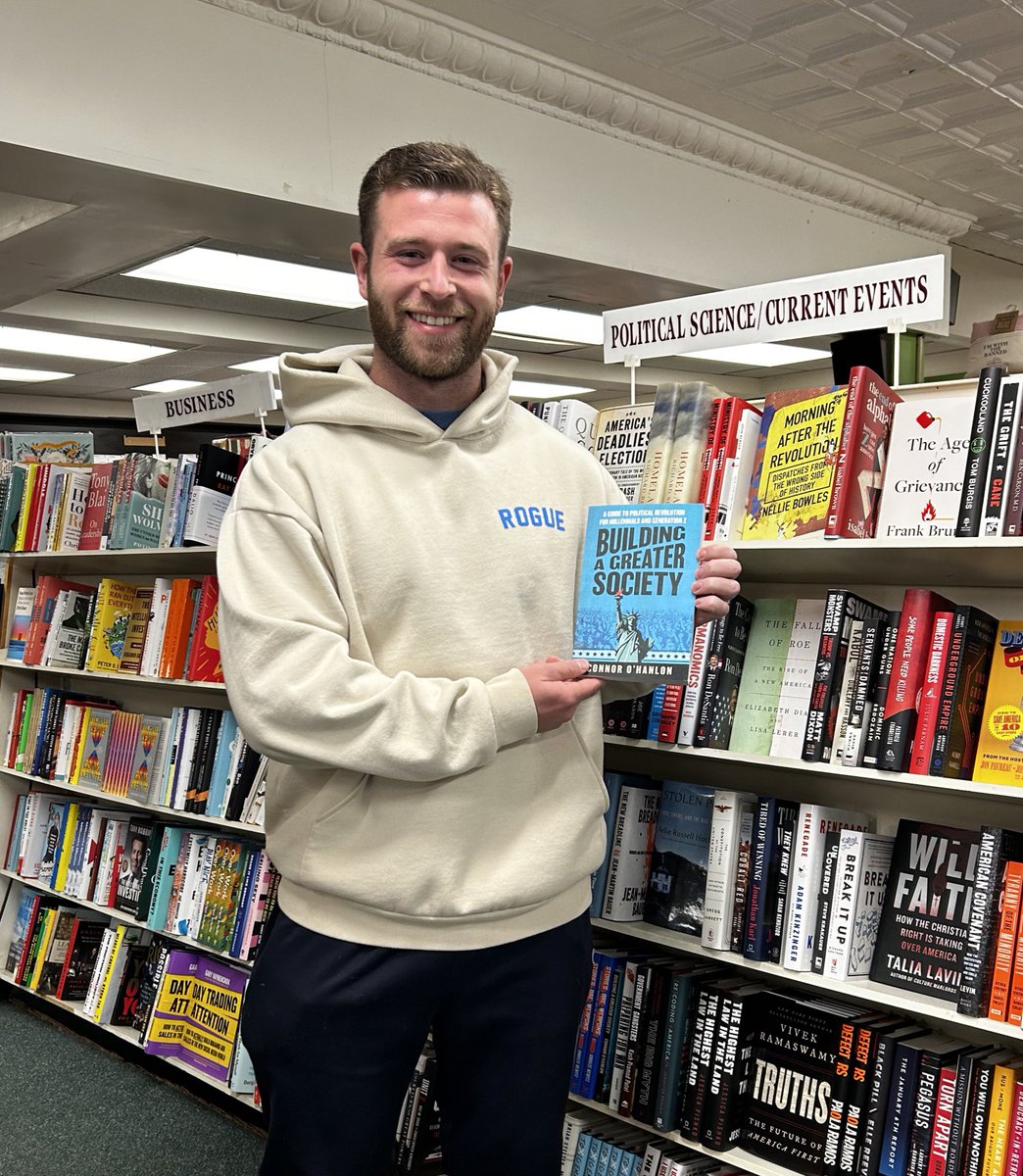 ConOHanlon's tweet photo. What an honor to have my book available at @DoylestownBooks 🚨
It feels incredible to have my work featured in my fav book store. You can find it in the Political Science section right now! 📖
Local business supporting local authors - sounds like #BuildingAStrongerCommunity ✅ https://t.co/goUvquesu6