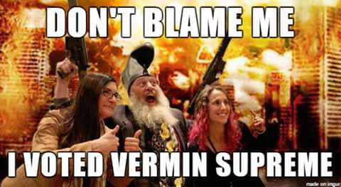 Vermin Supreme (TM) KING of PRESIDENT America USA (@verminsupreme) on Twitter photo 