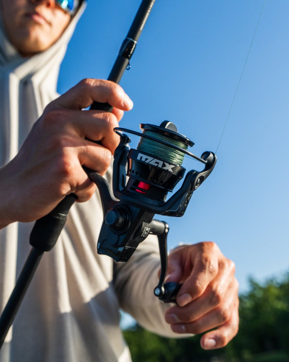Abu_Garcia's tweet photo. The new Max SX spinning reel is equipped with 6+1 stainless steel bearings packed into an A-Symmetric graphite frame for smooth and lightweight operation. Available in five different sizes, the Max SX spinning reel is ready for any type of fishing. โ๏ธ
#AbuGarcia #FishToWin https://t.co/iiNrRnnKdm