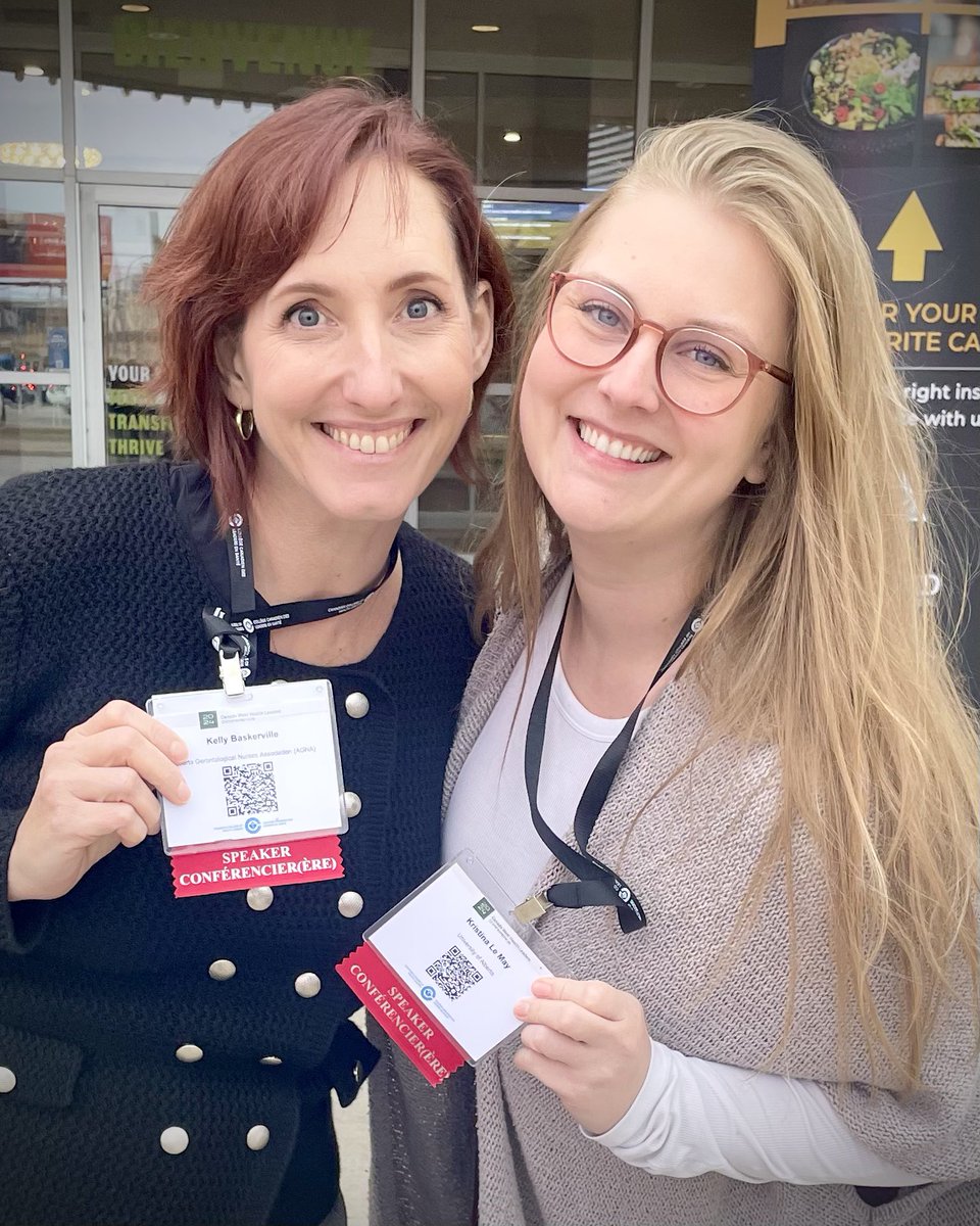 Presented today at the <a href="/CCHL_CCLS/">CCHL - CCLS</a> Canada West conference with Kristina LeMay on how leaders can retain late-career nurses and the #NursingRetentionToolkit. We even met Joanne <a href="/JOP691/">Joanne Petersen 💙</a> who worked on the toolkit! I loved presenting with a fellow MN student from <a href="/UAlbertaNursing/">UAlberta Nursing</a> 😁