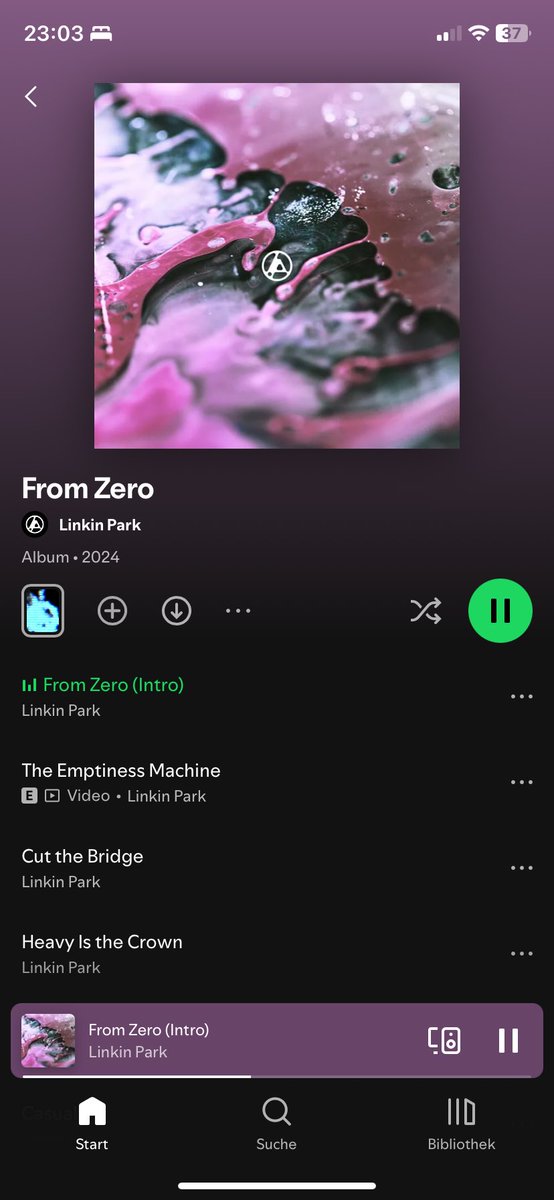 Wenigstens eine gute Sache die aktuell passiert! Lieps! 🩷 #linkinpark #fromzero
