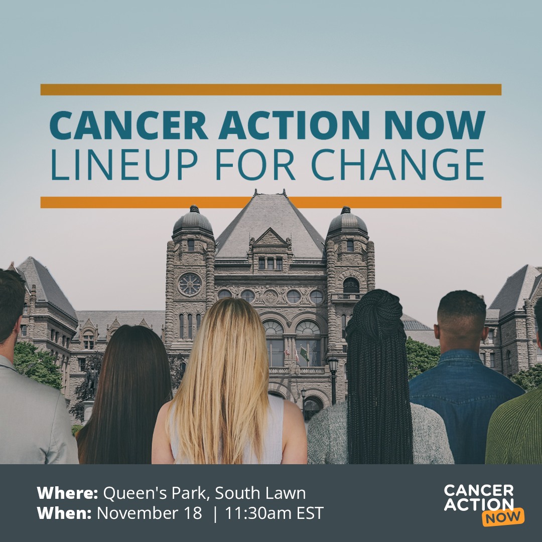 ccranorg's tweet photo. Ontarians living with cancer are waiting way too long to get the care they need. This needs to change.

Line up with us at Queen’s Park and call on policy makers to make cancer a priority: https://t.co/3Xm7qWuWoH

#CancerActionNow #DyingToBeAPriority https://t.co/mYHqSjBAlE