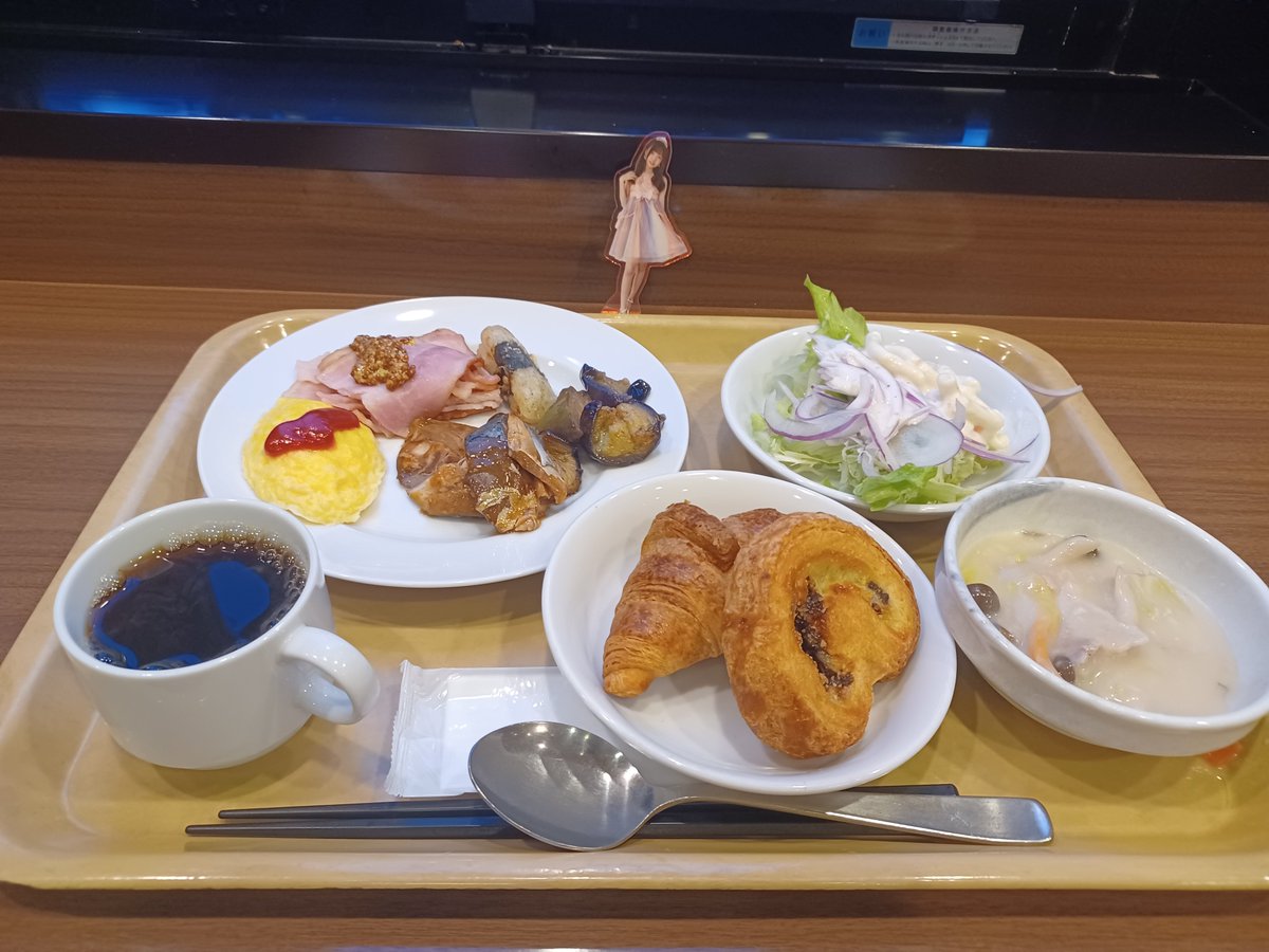 tokyotamawalker's tweet photo. 【夏恋ちゃんと一緒 ⑫ 11/16①】
夏恋ちゃんと一緒も最終日❗
安全運転🚗💨で東京に戻ります😃
#朝食
#ROUTEINN
#ルートイン
#夢アドCiTRON(@YumeadoCiTRON)
#夢アドシトロン
#流石夏恋(@karen2_YmCiTRON)
#かれんるん https://t.co/OSdyLPUvkq