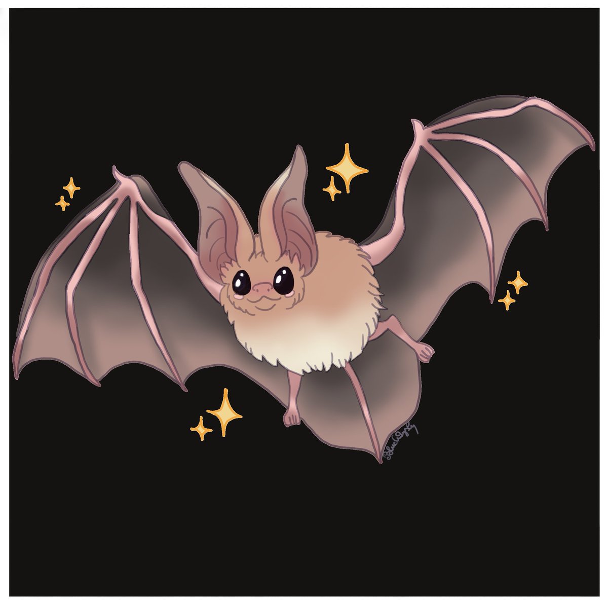BlueWyst's tweet photo. Bluetober Day 16: Bat! 🦇

I absolutely loved drawing this puffball of a bat! 
Bats can be so adorable!

Hope you guys like this one ❤️

#drawtober2024 #ArtistOnX https://t.co/LC56soZ7cs