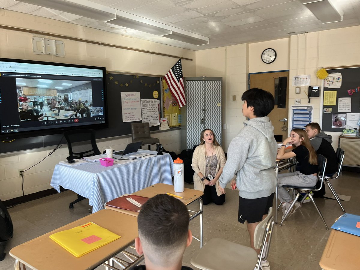 VWLibrarian1's tweet image. Mrs. Holst’s @vwmrsholst classes participating in the #GlobalReadAloud. Mystery Meet with students in other states and countries! @LisaFipps @WCSDEmpowers @JennySchinella