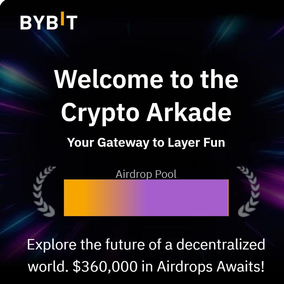 rd__hacker's tweet photo. 🎮🕹️ Hey everyone! Let me explain Bybit’s Crypto Ark-ade!

It’s GameFi SZN at @Bybit_Official  as they celebrate 6 years of innovation! Here’s everything you need to know about this $360,000 airdrop event 👇 https://t.co/xYFtJ6sv26