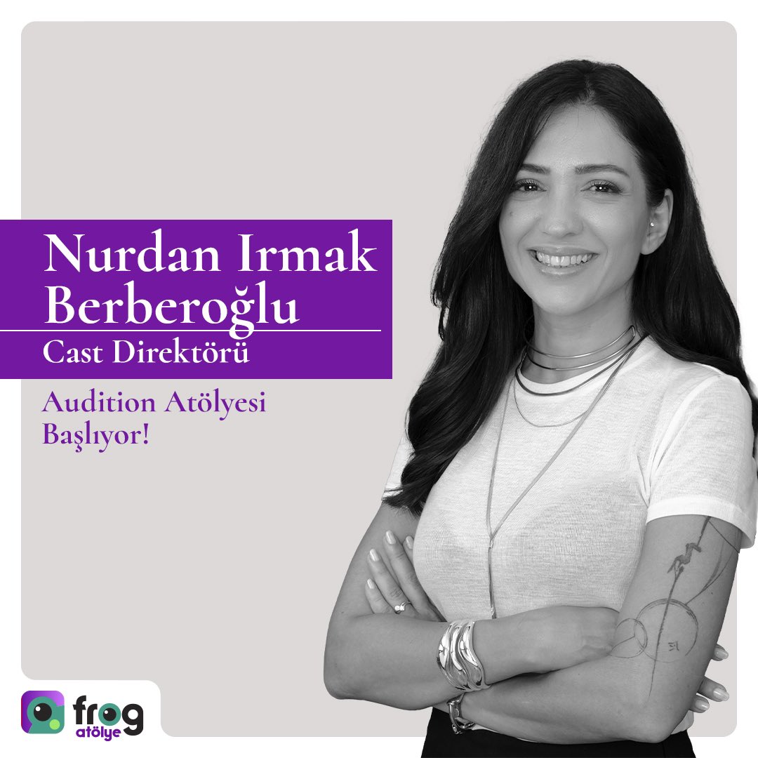 frogatolye's tweet photo. Nurdan Irmak Berberoğlu ile Frog Atölye’de benzersiz bir audition yolculuğuna hazır mısın? 5 hafta sürecek bu kapsamlı atölye de profesyonel oyunculuk tekniklerinden, karakter analizi ve audition çekimlerine kadar her adımı öğren.

☎️0 544 169 53 93 https://t.co/k8a377nZo2