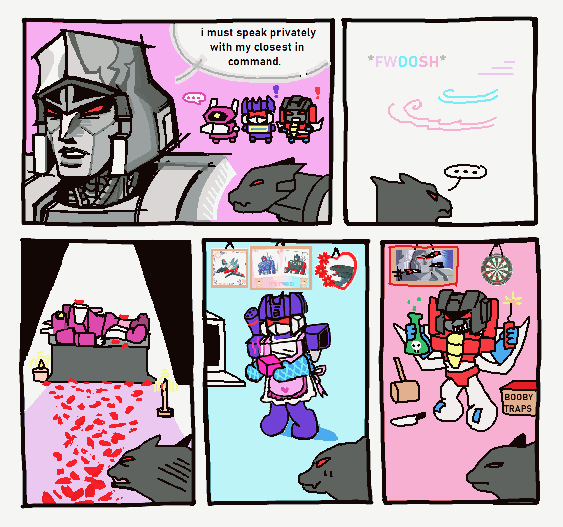 waiting in their quarters
#transformers