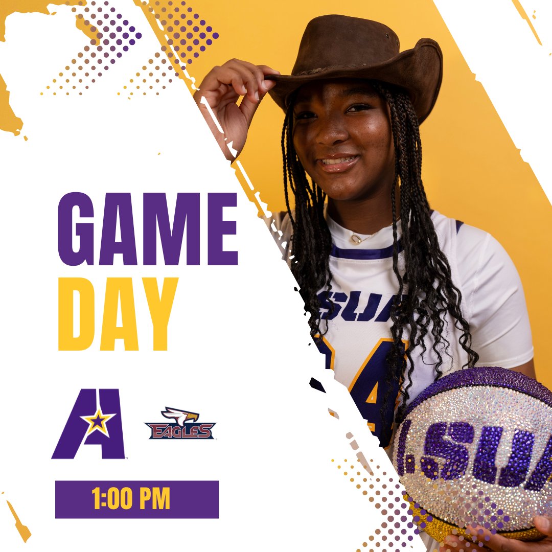 LSUA_WBB's tweet photo. It's GAME DAY! We take on Texas A&amp;M-Texarkana in an RRAC matchup on the road at 1 PM!

Live Stats: https://t.co/k4aDptFKNf
Watch: https://t.co/79SYoPB64x https://t.co/WE2M4lGdfR
