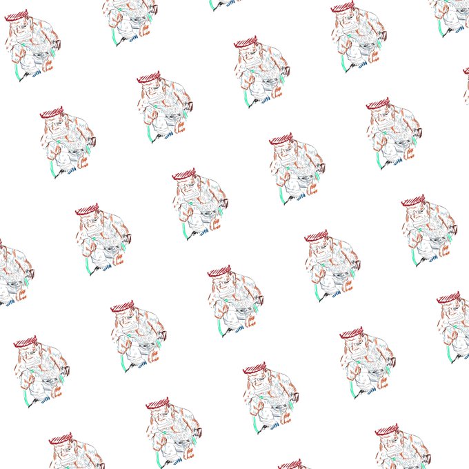 北別府風のウォーターマーク作って1人で笑ってる 