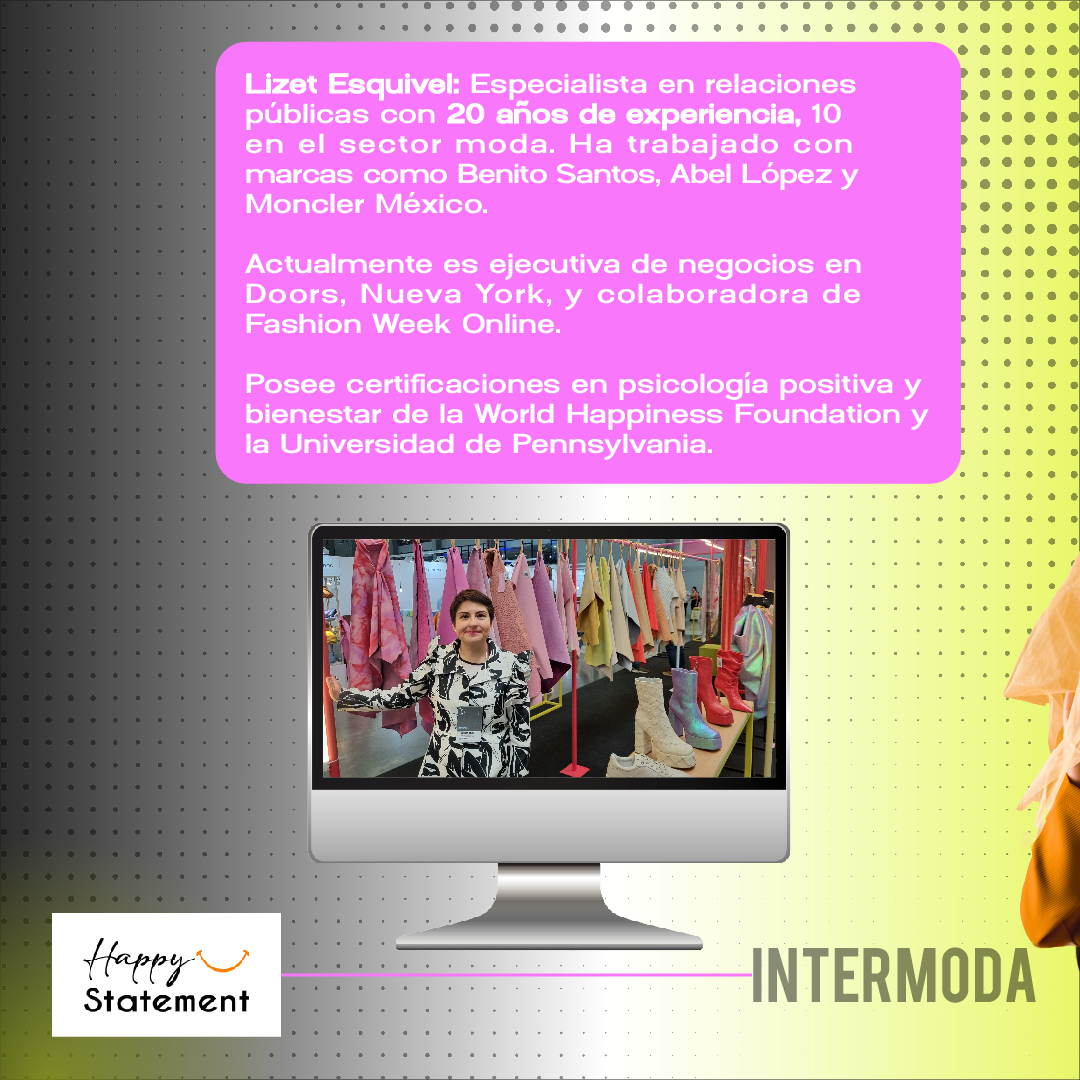 Intermoda's tweet image. 🌟 No te pierdas "Estilo y Bienestar para profesionales en la Moda" con Lizet Esquivel, experta en RP y moda. Aprende a crear ambientes positivos y rentables en la industria.
🗓️ Mié 22 Ene
⏰ 18:00 hrs
📍 IM TALKS | Salón Guadalajara
🎤Link en nuestra BIO🔗
#Intermoda #IMTALKS